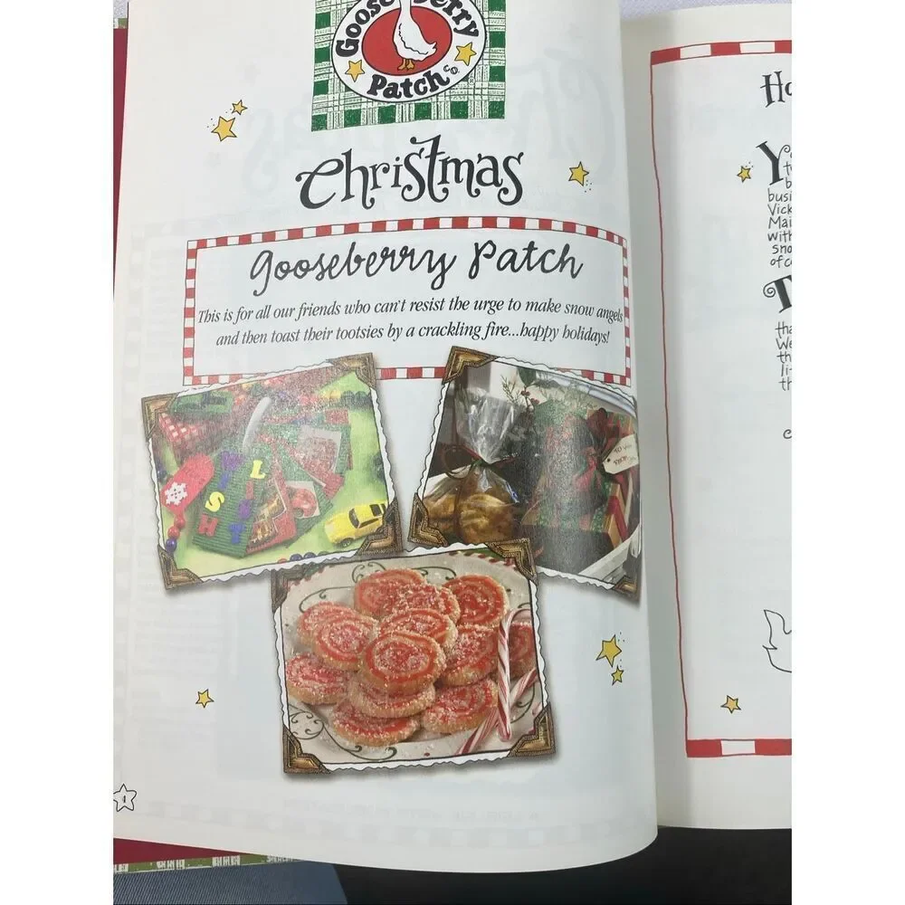 Gooseberry Patch Christmas Book 7 Cookbook Holiday Recipes Crafts Hardback